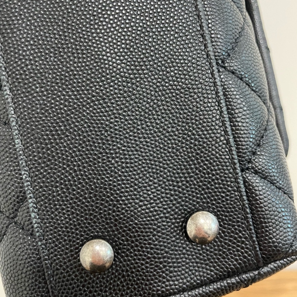 Chanel Mini Coco Handle in Black Caviar Leather with Ruthenium Hardware - Picture 13 of 13